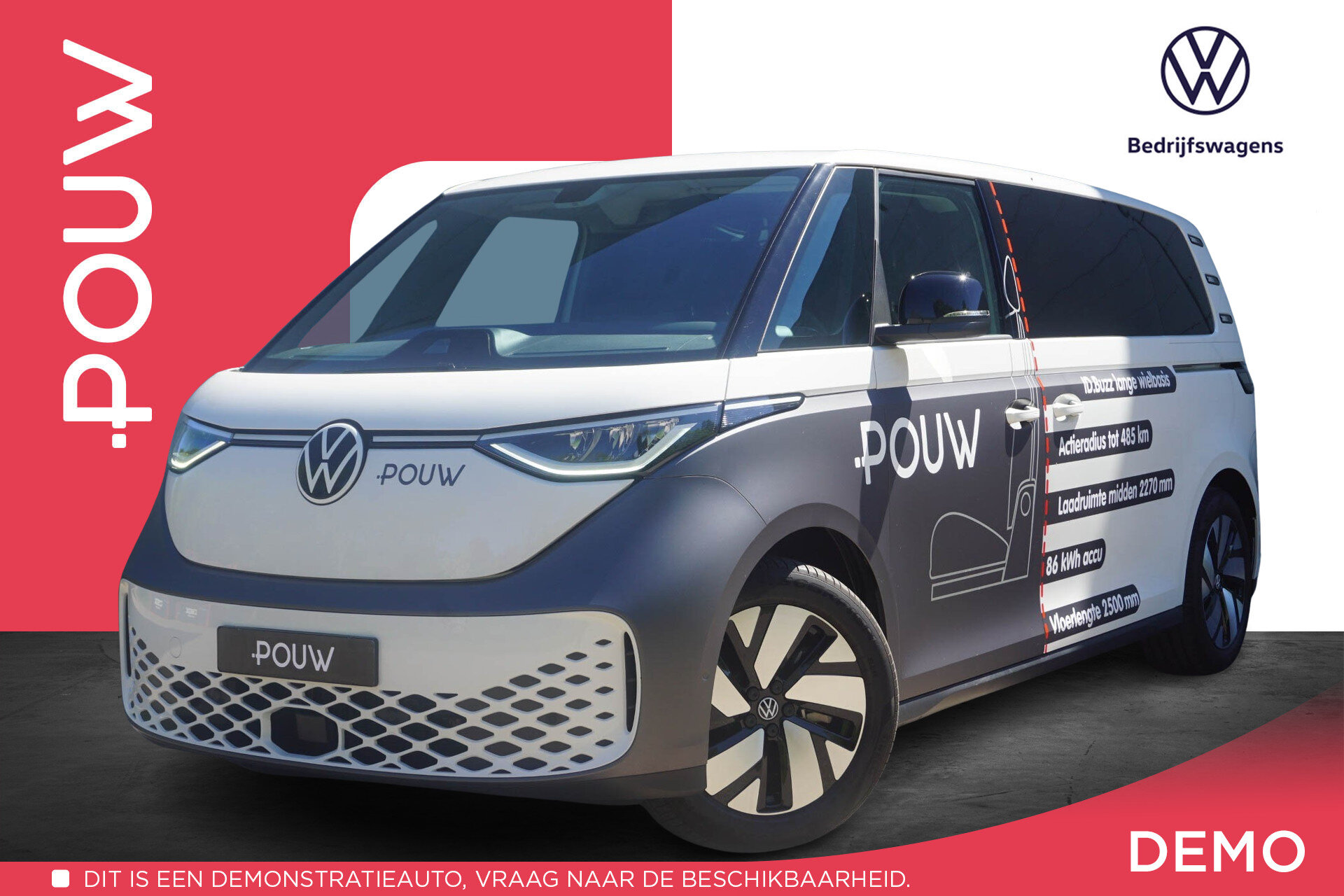 Volkswagen ID. Buzz 286pk Pro Bulli 86 kWh LWB