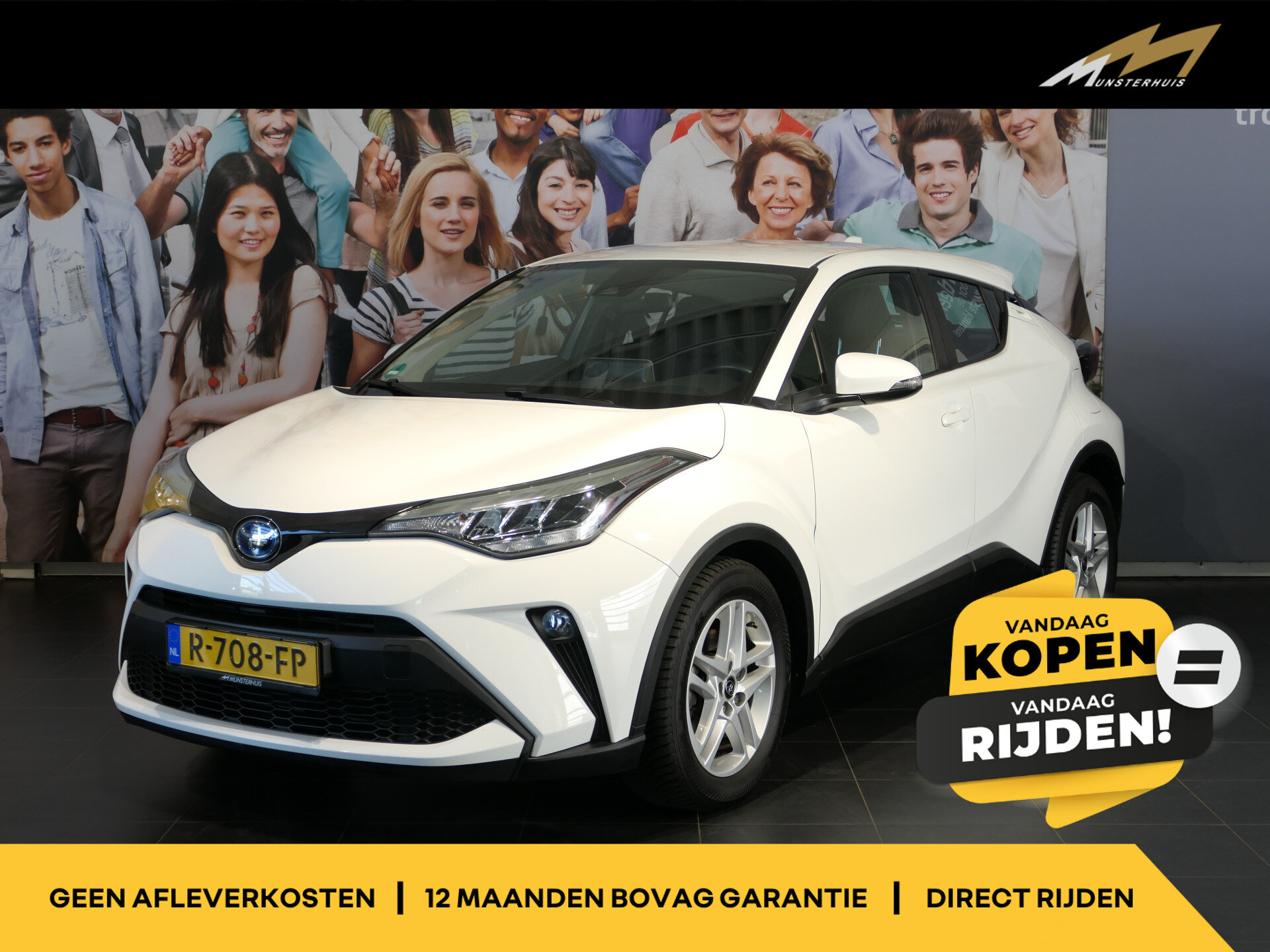 Toyota C-HR 1.8 Hybrid Business - Occasion Lease vanaf €514 p/m -