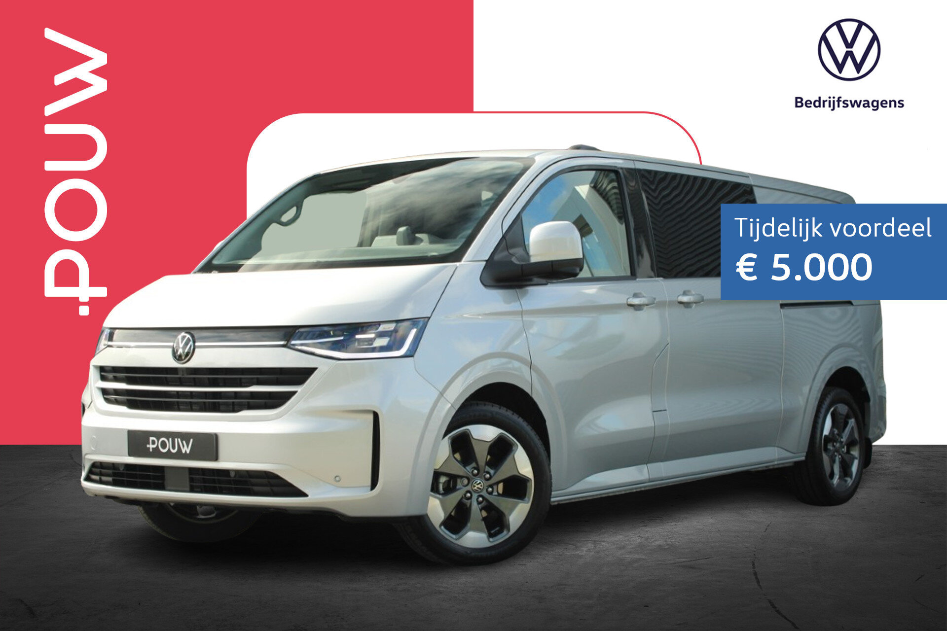 Volkswagen Transporter 2.5 eHybrid 233pk AUT L2H1 30 Bulli