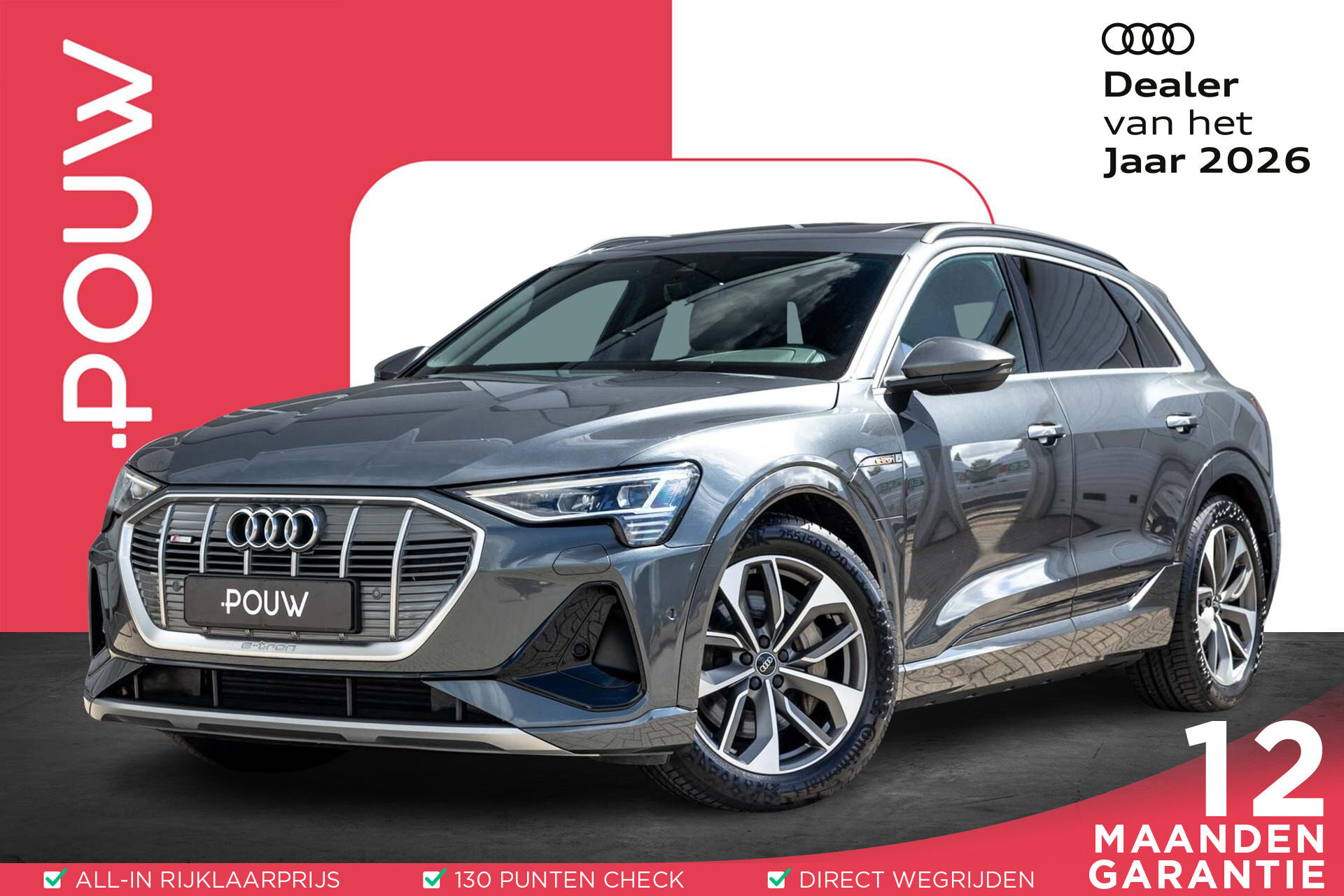 Audi e-tron 50 313pk quattro S edition 71 kWh