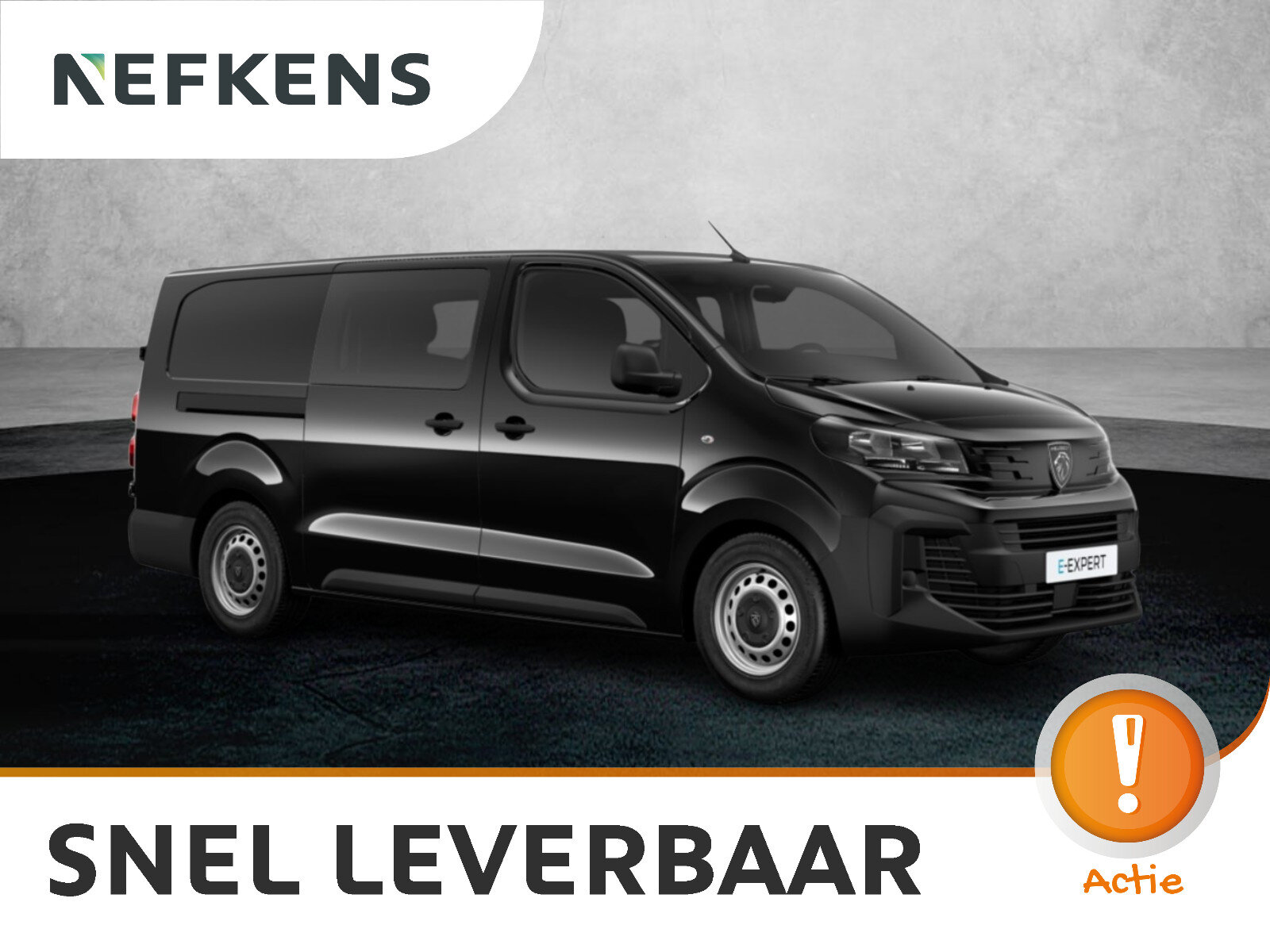 Peugeot Expert Standaard Dubbele Cabine - Elektrisch