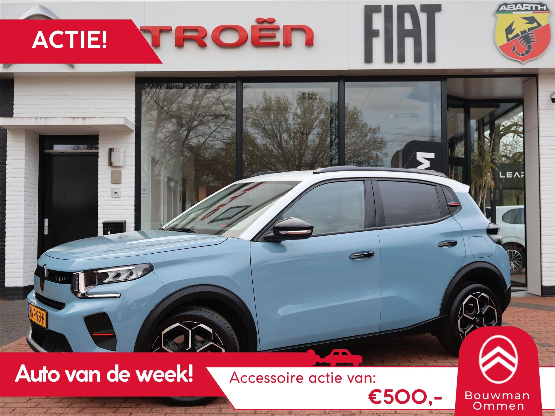 Citroën C3 *Auto van de Week!* 1.2 Turbo S&S 100PK Max, Rijklaarprijs | Navigatie | Camera | DAB+ | Apple CarPlay & Android Auto | Lichtmetalen wielen