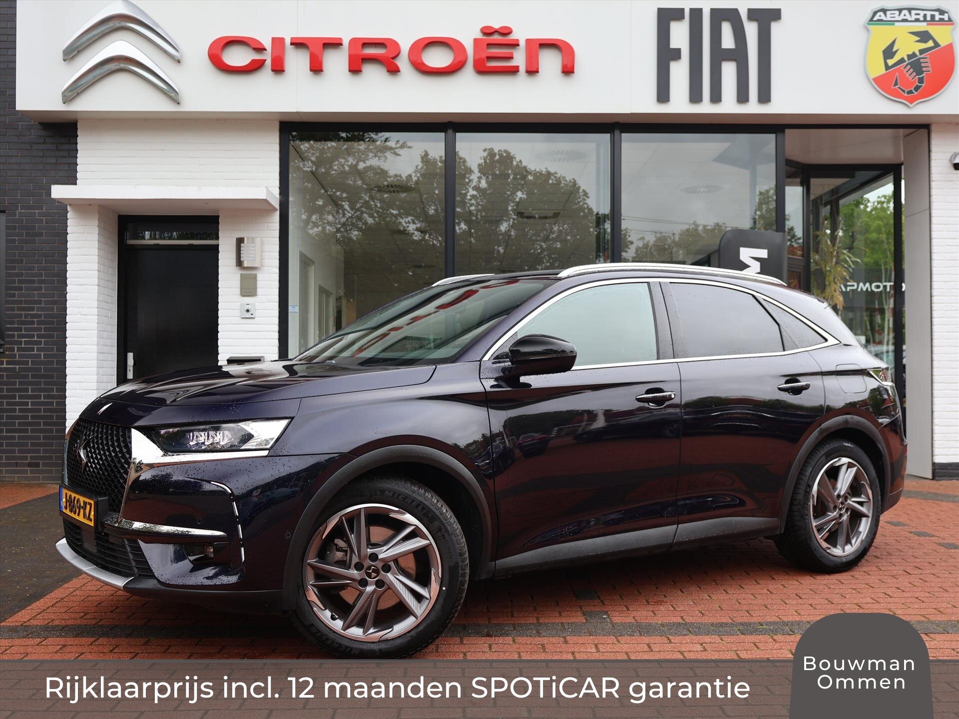 DS DS 7 Crossback E-Tense Plug-in hybride 300PK e-EAT8 Automaat 4x4 So Chic, Rijklaarprijs | Stoelventilatie | Night Vision | Stoelverwarming | Lederen bekleding