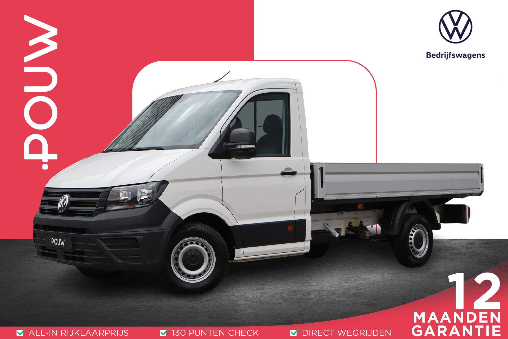 Volkswagen Crafter Pickup 2.0 TDI 140pk
