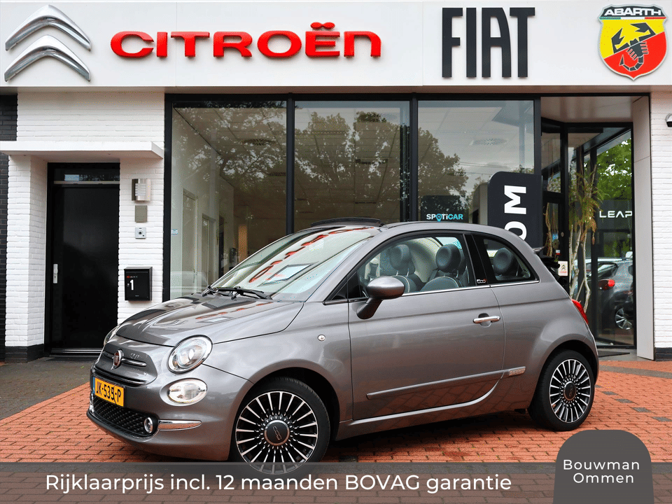Fiat 500C Cabrio TwinAir Turbo 80PK Lounge, Rijklaarprijs | Navigatie | DAB+ | Lichtmetalen wielen | - Afbeelding 1