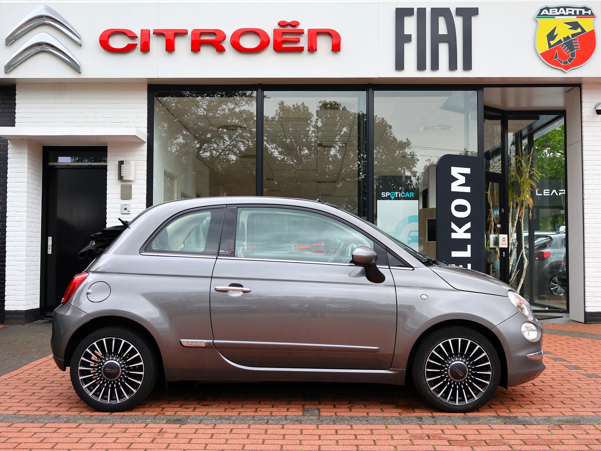 Fiat 500C Cabrio TwinAir Turbo 80PK Lounge, Rijklaarprijs | Navigatie | DAB+ | Lichtmetalen wielen | - Afbeelding 3