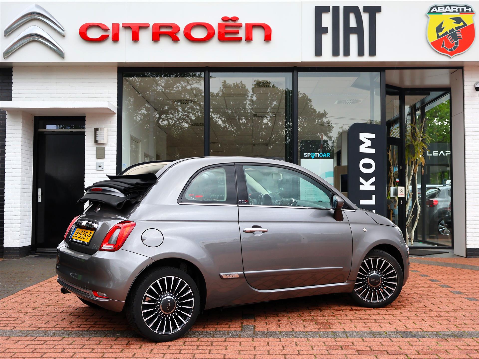Fiat 500C Cabrio TwinAir Turbo 80PK Lounge, Rijklaarprijs | Navigatie | DAB+ | Lichtmetalen wielen | - Afbeelding 4