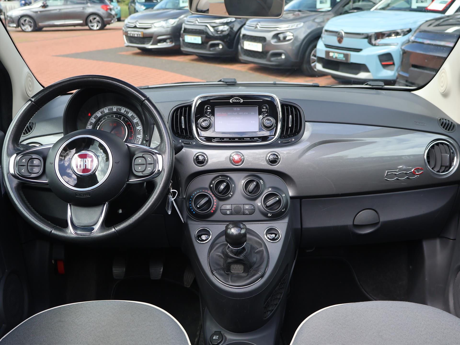 Fiat 500C Cabrio TwinAir Turbo 80PK Lounge, Rijklaarprijs | Navigatie | DAB+ | Lichtmetalen wielen | - Afbeelding 5