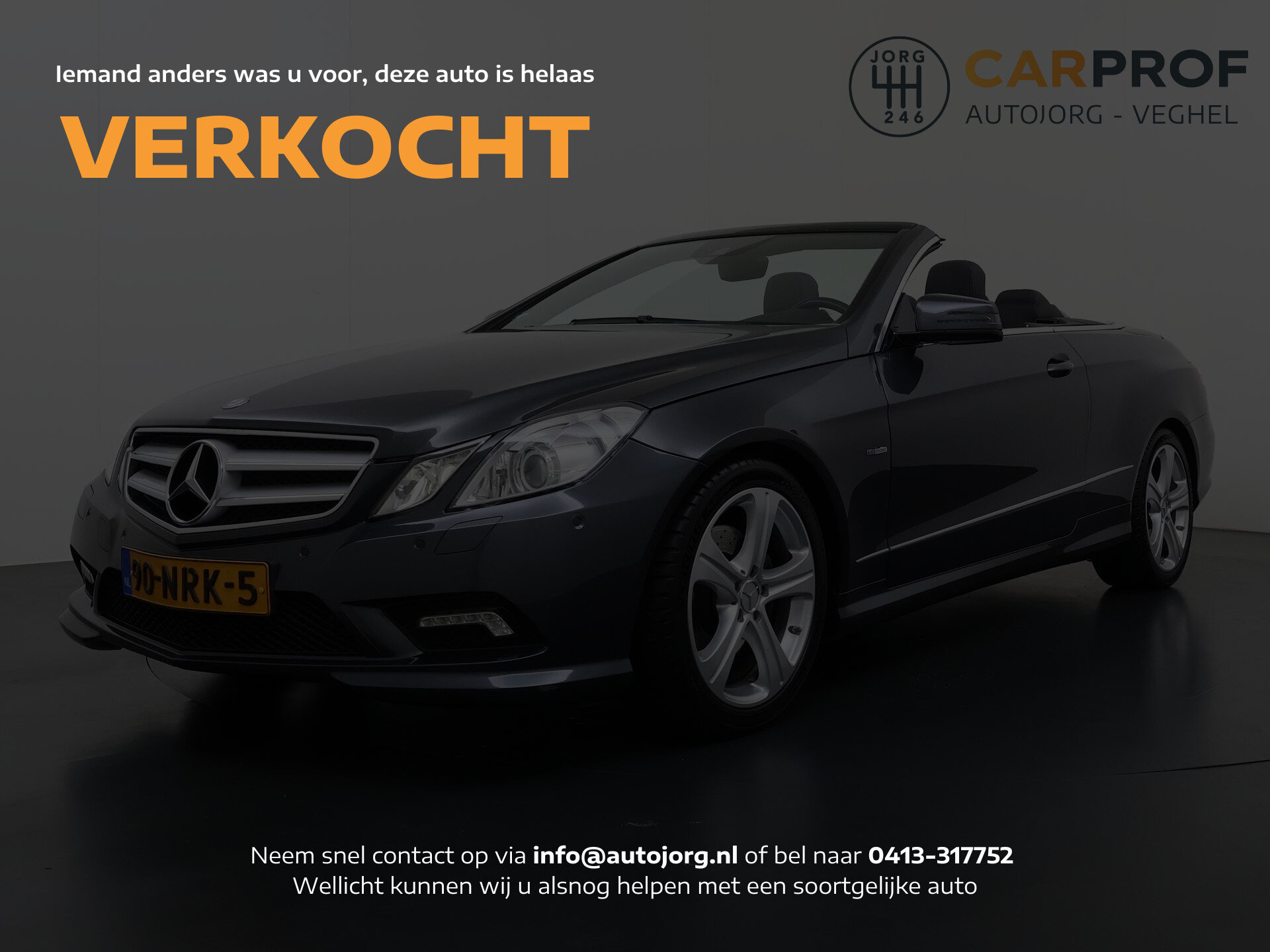 Mercedes-Benz E-klasse Cabrio 350 CGI