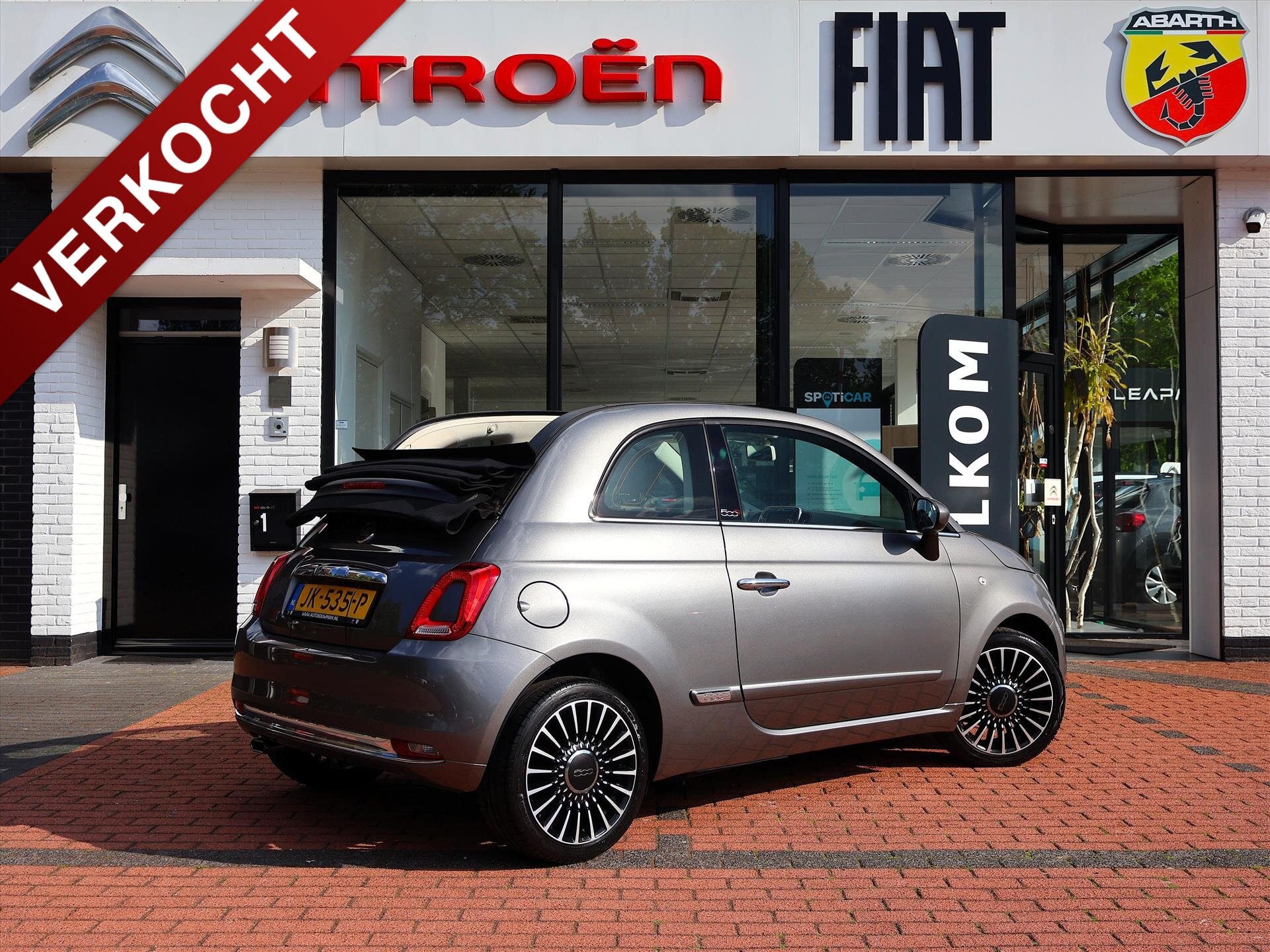 Fiat 500C Cabrio TwinAir Turbo 80PK Lounge, Rijklaarprijs | Navigatie | DAB+ | Lichtmetalen wielen |