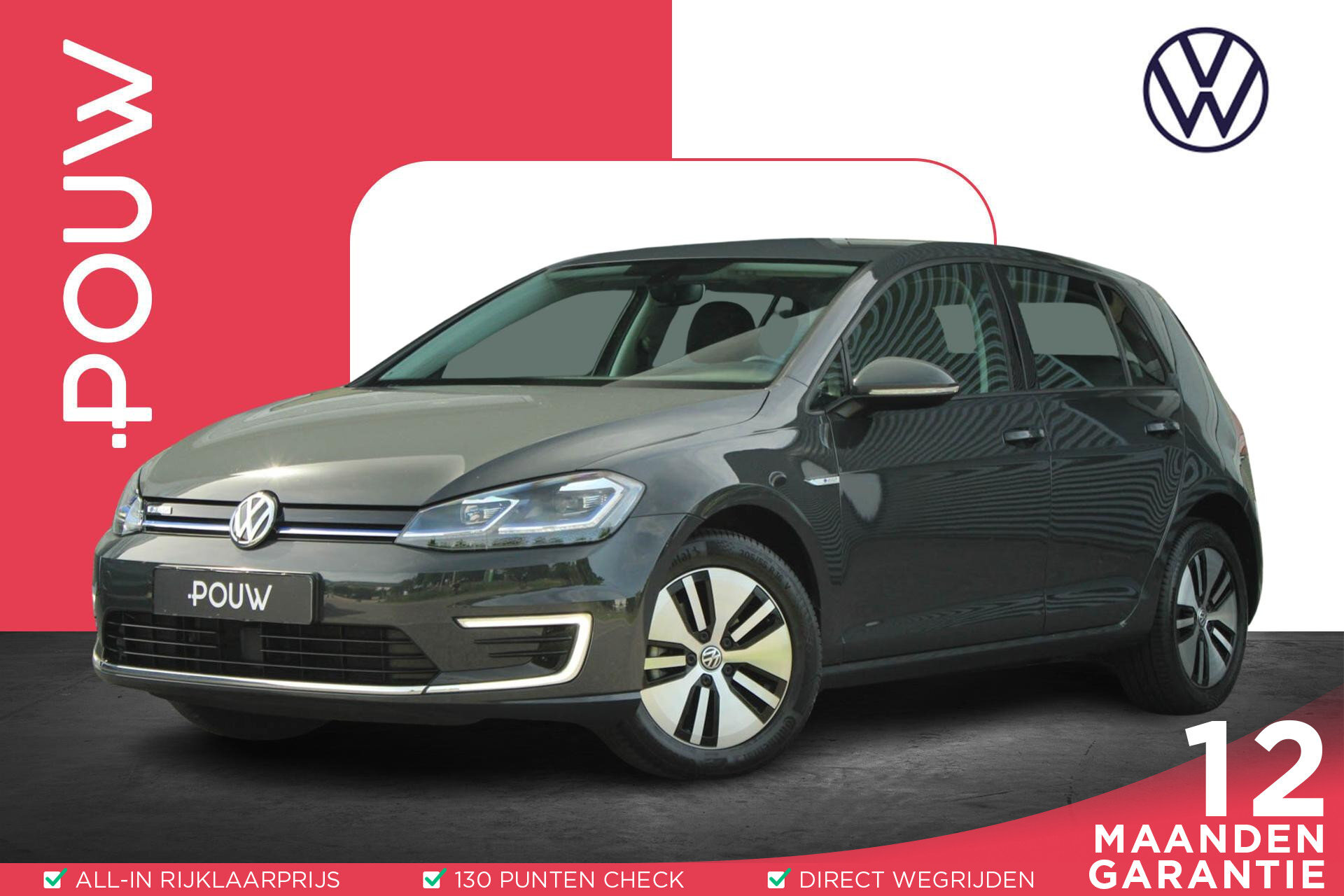 Volkswagen e-Golf E-DITION 2020 136pk 38kW/h