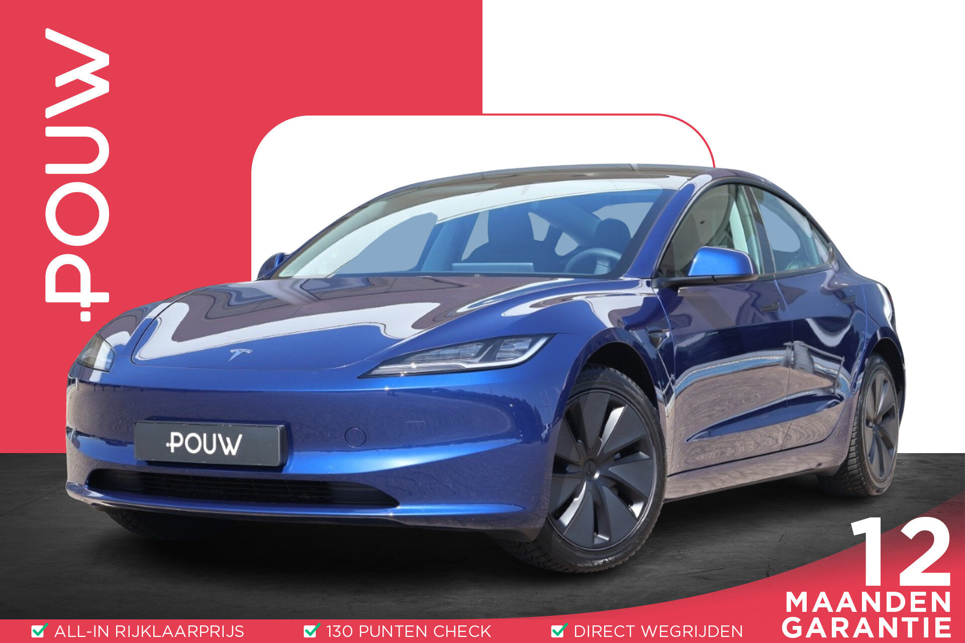 Tesla Model 3 283pk RWD 60 kWh