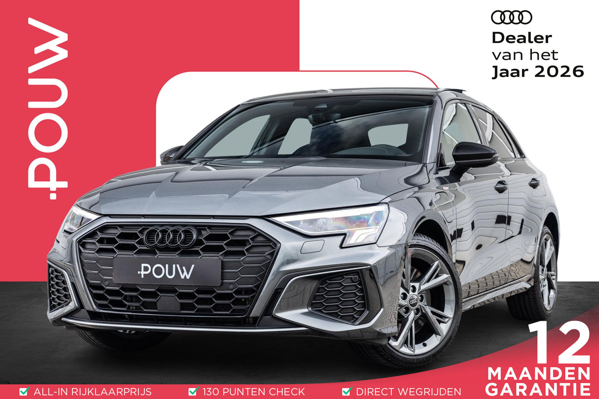 Audi A3 Sportback 45 TFSIe 245pk S edition Competition