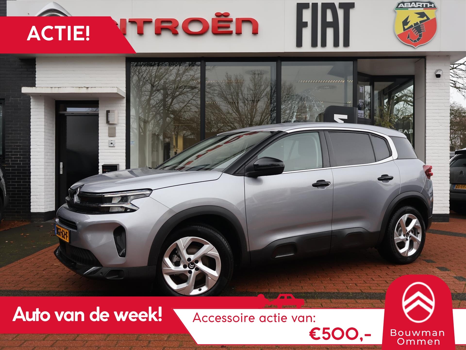 Citroën C5 Aircross *Auto van de Week!* Hybrid 145PK e-DCS6 Automaat Plus, Rijklaarprijs | Camera | Navigatie | Stoelverwarming