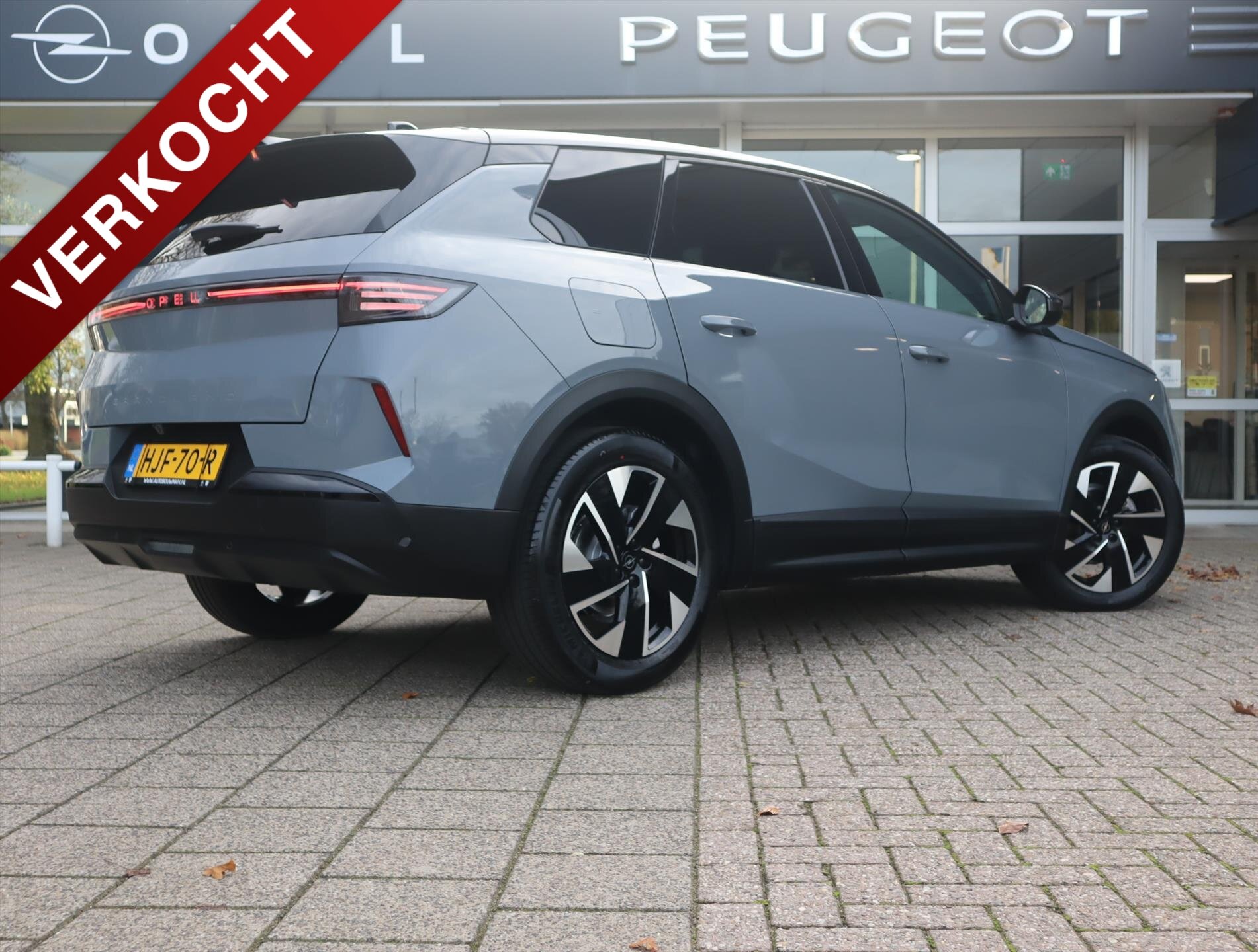Opel Grandland GS 1.2 Turbo Hybrid 145PK eDCT 6-traps Automaat, Rijklaarprijs, Head Up Display Verwarmde voorruit Camera Navigatie LED