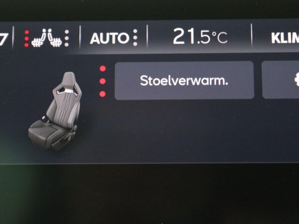 Verwarmbare stoelen vóór
