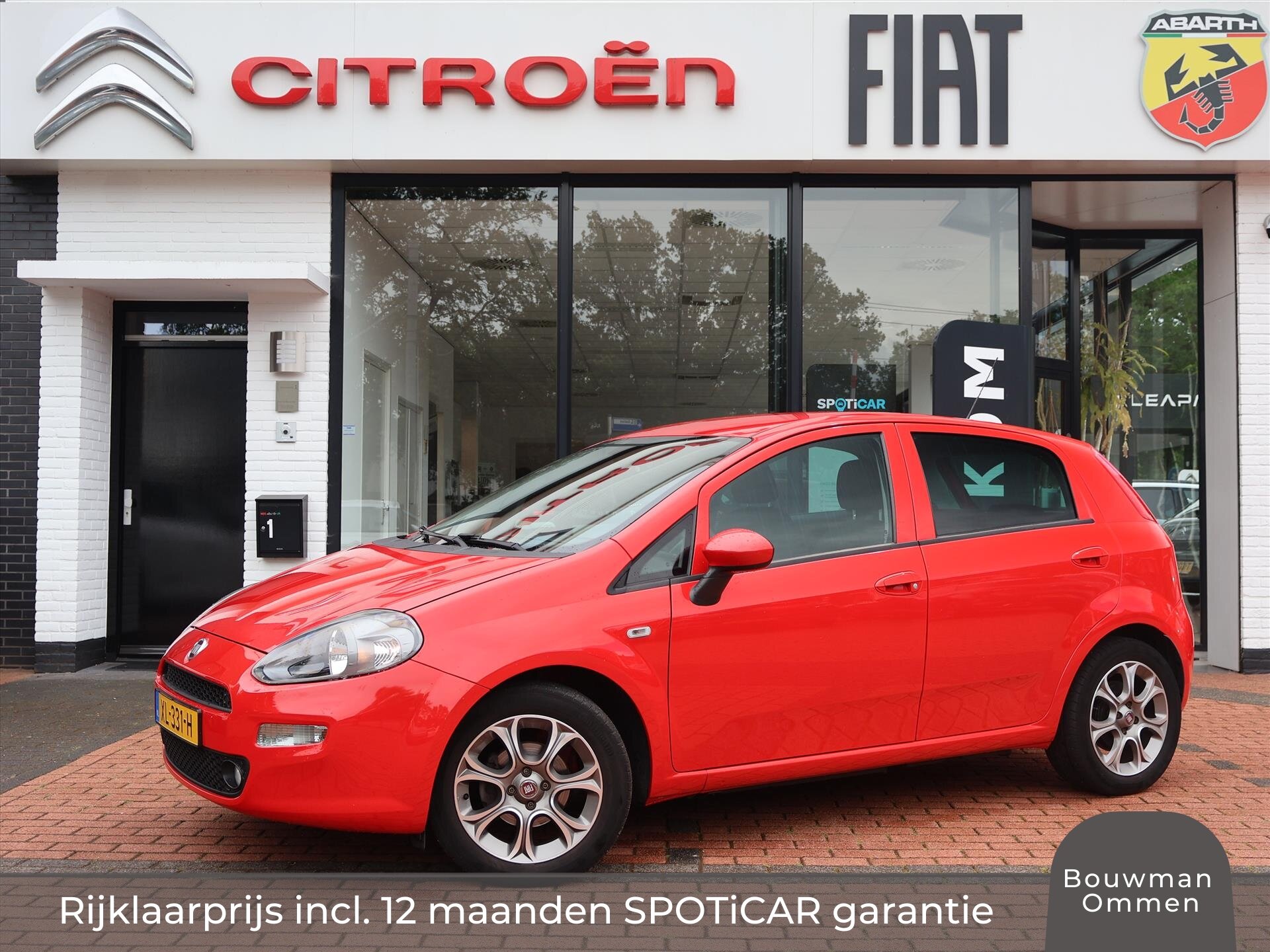 Fiat Punto 0.9 TwinAir Turbo 100pk 5d Sempre, Rijklaarprijs | Navigatie | Cruise Control | Trekhaak afn. | Climate Control