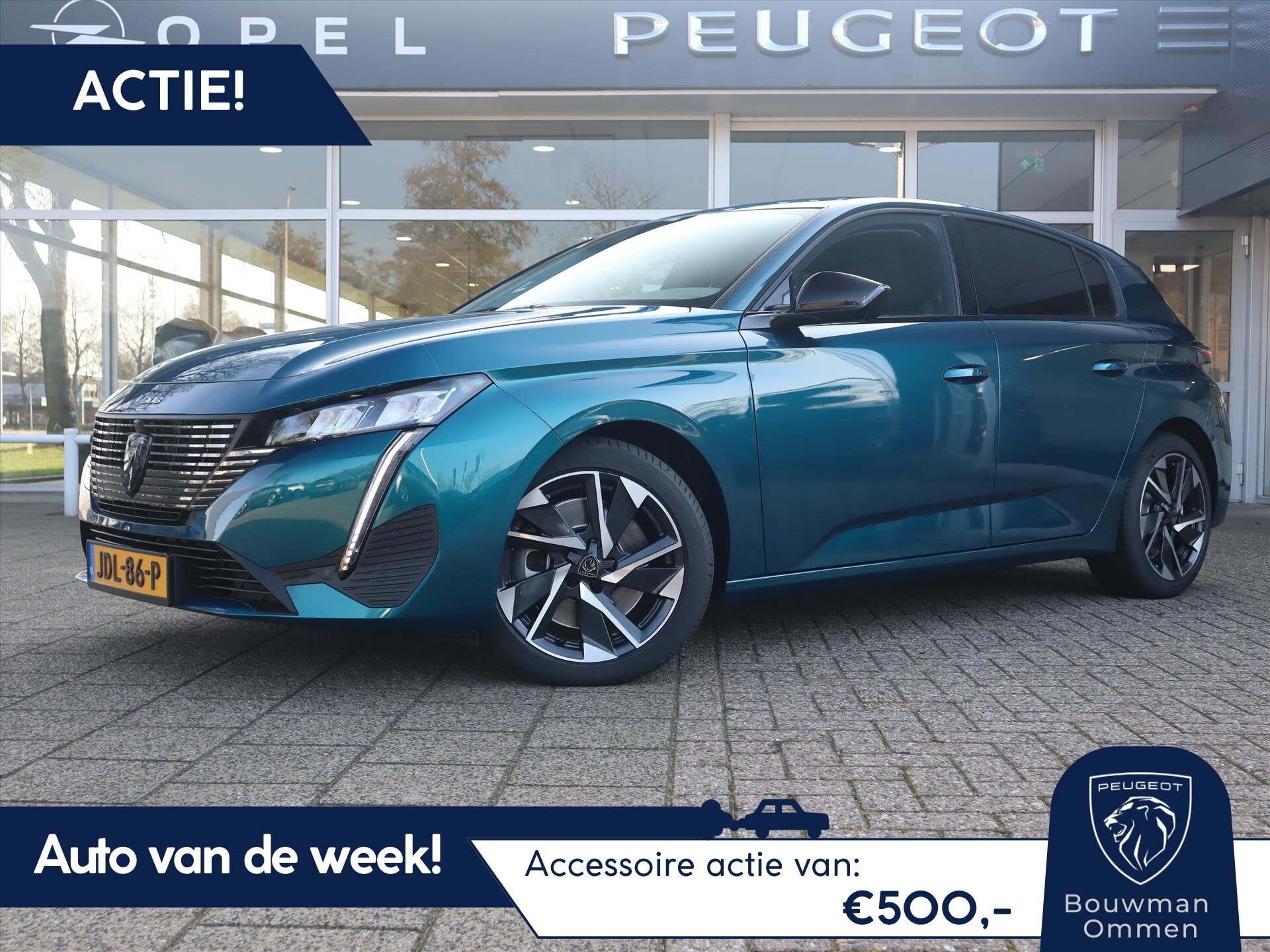 Peugeot 308 *Auto van de Week!* Allure Avantage 1.6 HYbrid 180PK e-EAT8 Automaat, Rijklaarprijs Navigatie DAB+ Adaptieve Cruise Control