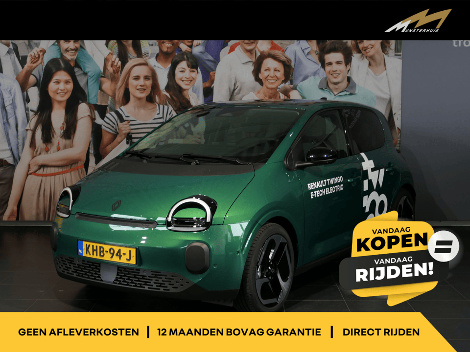 Renault Twingo urban range techno 80pk - Occasion Lease vanaf €474p/m - - Afbeelding 1