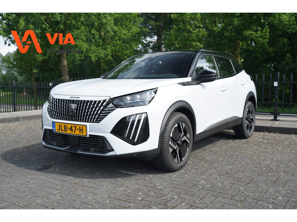 Peugeot 2008 1.2 Hybrid GT | Carbon | Climate | Dig. Cockpit | LED | Black & White Edition | Camera - Afbeelding 1