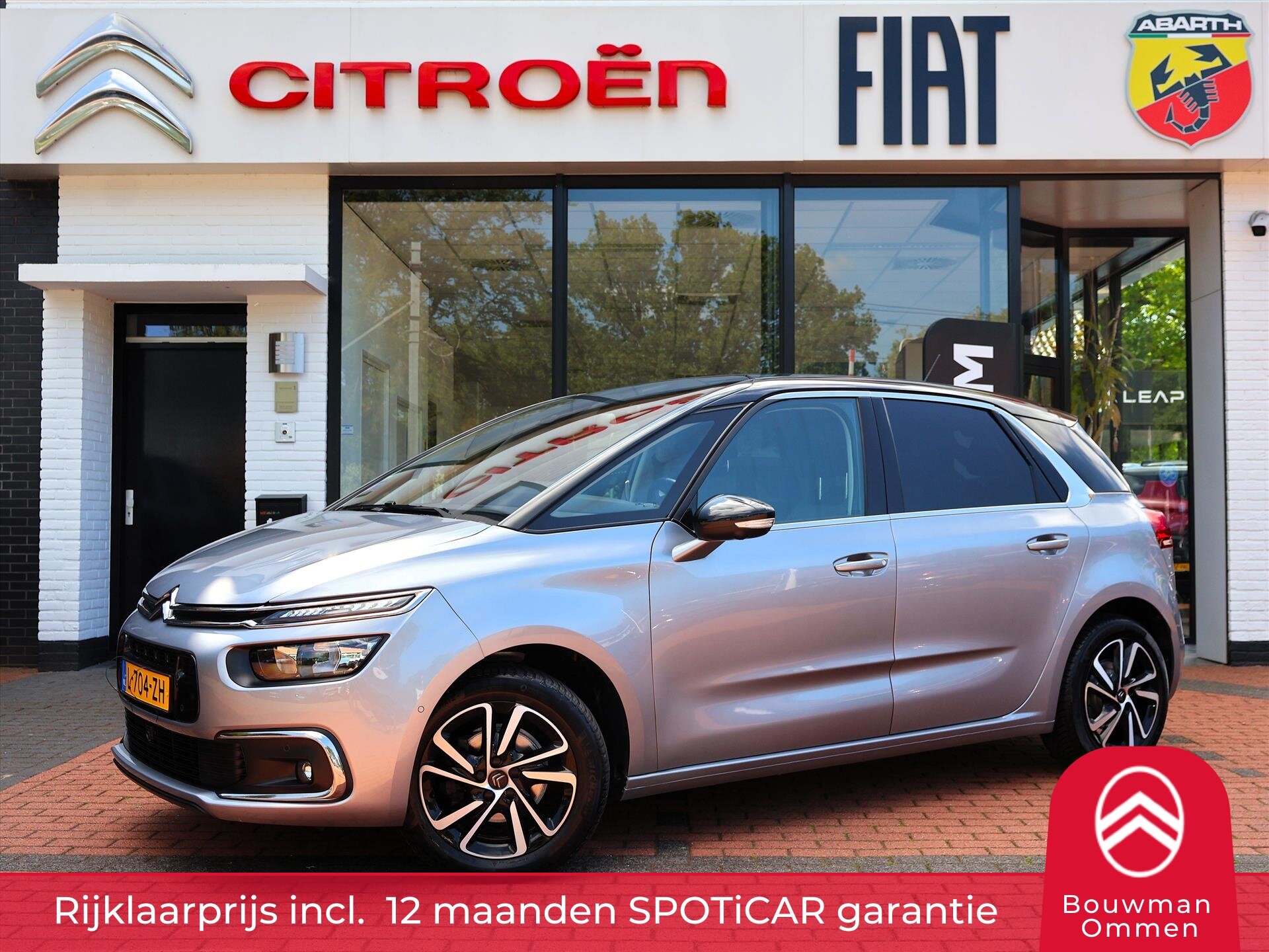 Citroën C4 Spacetourer PureTech 130PK S&S EAT8 Automaat Shine, Rijklaarprijs | Adaptieve Cruise | Trekhaak afn. | Navigatie | Two Tone