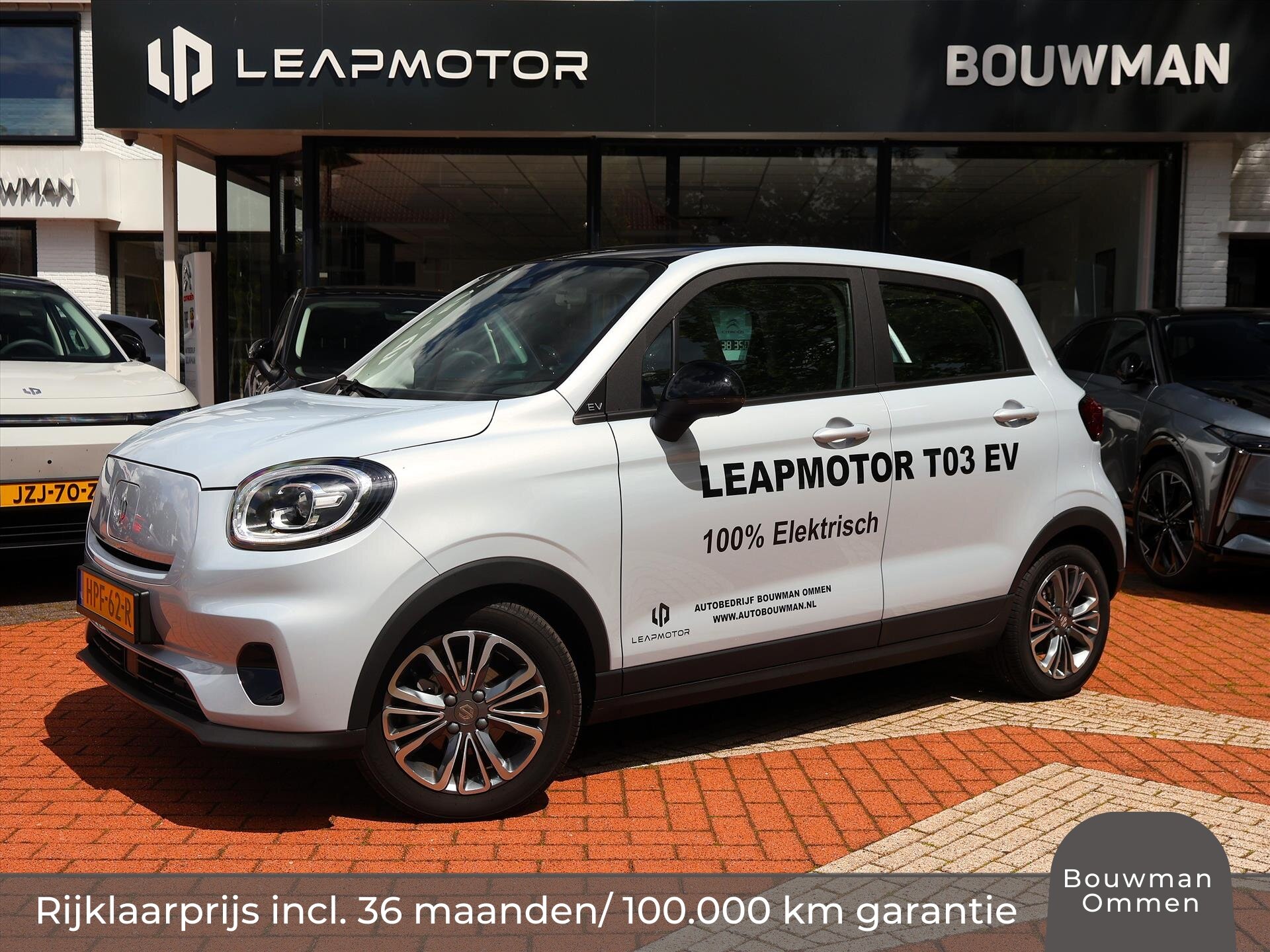 Leapmotor T03 EV 37,3 kWh 95PK Design, Rijklaarprijs | Camera | Navigatie | Panoramadak | Lichtmetalen wielen