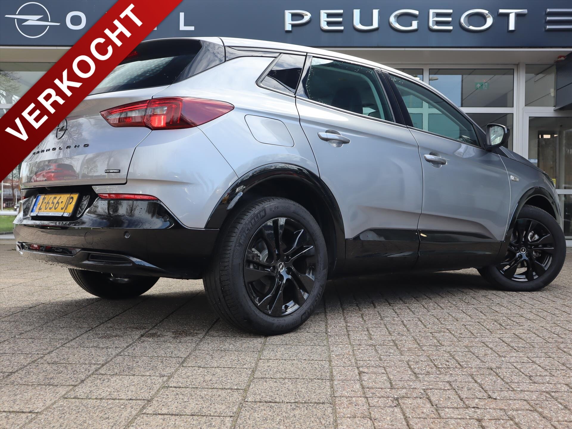 Opel Grandland GS Turbo Hybrid 145pk eDCT Automaat, Rijkaarprijs, Navigatie Camera Stoel- en stuurverwarming Adaptieve cruise