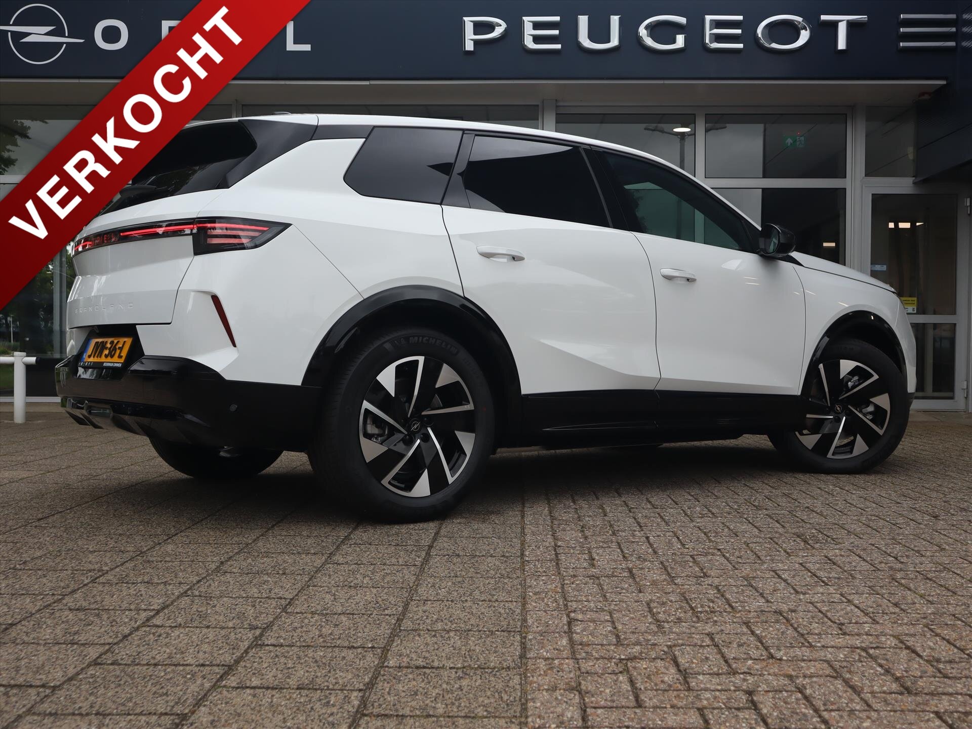 Opel Grandland EV GS 73kWh 213PK Automaat, Rijklaarprijs, Adaptieve cruise control Head Up display Warmtepomp