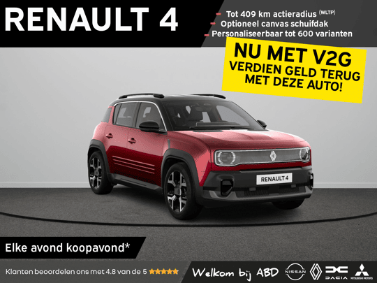 Renault 4 Techno Comfort range