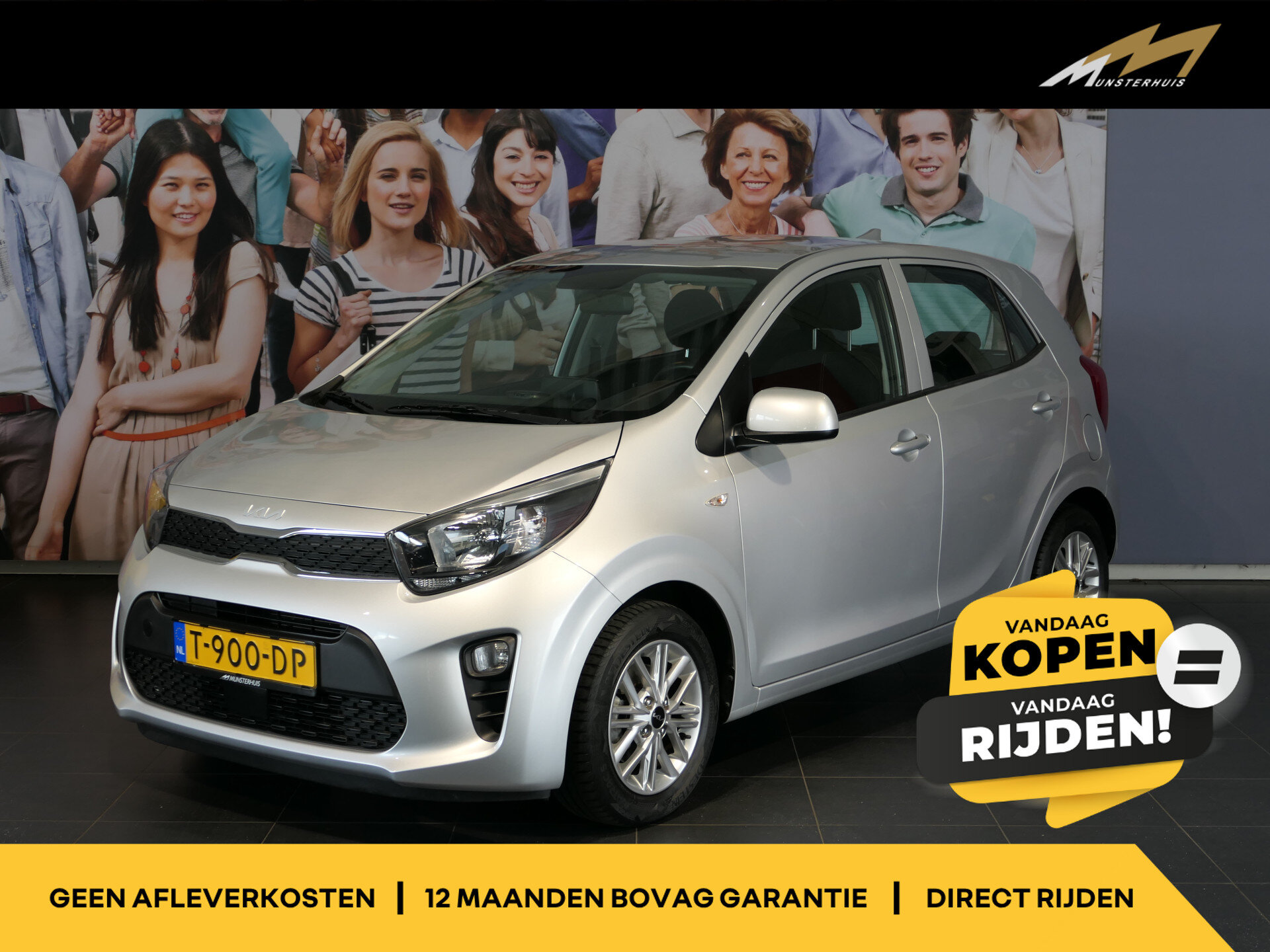 Kia Picanto 1.0 DPi DynamicLine - Occasion Lease vanaf €404 p/m -