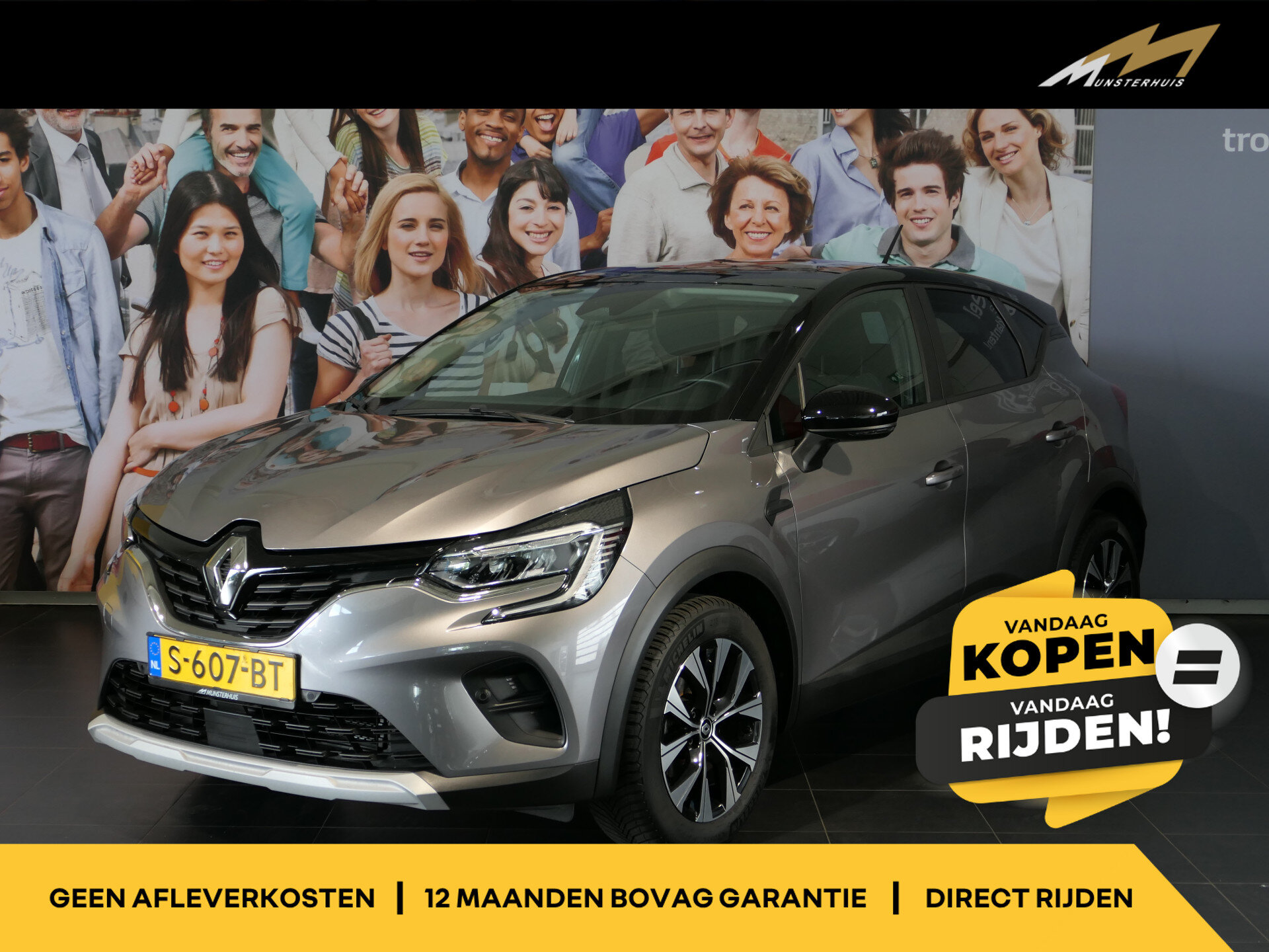 Renault Captur 1.0 TCe 90 evolution - Occasion Lease vanaf €404 p/m -