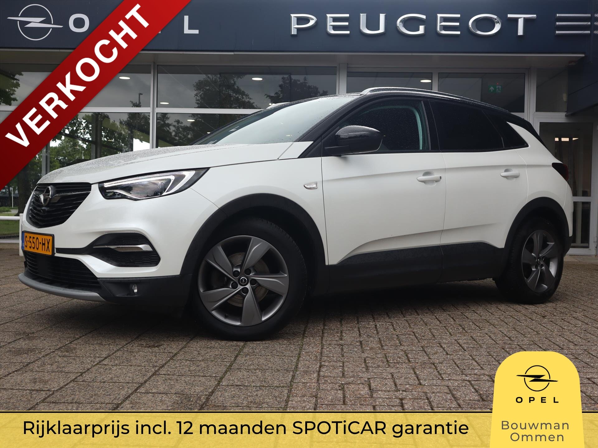 Opel Grandland X Ultimate 1.2 Turbo 130PK S&S Automaat.8, Rijklaarprijs, Leder Navigatie Stoelventilatie Stoelverwarming