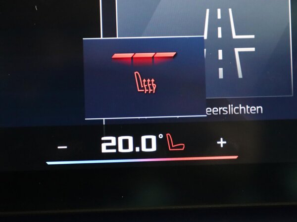 Elektrisch verwarmde voorstoelen