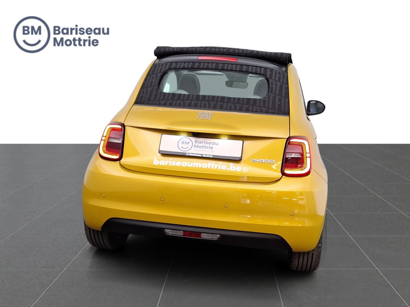 Fiat 500C LA PRIMA *LEDER*CAMERA ACHTER EN SENSOREN*ZETELVERWARMING*CARPLAY*DAB*GPS* - Afbeelding 5