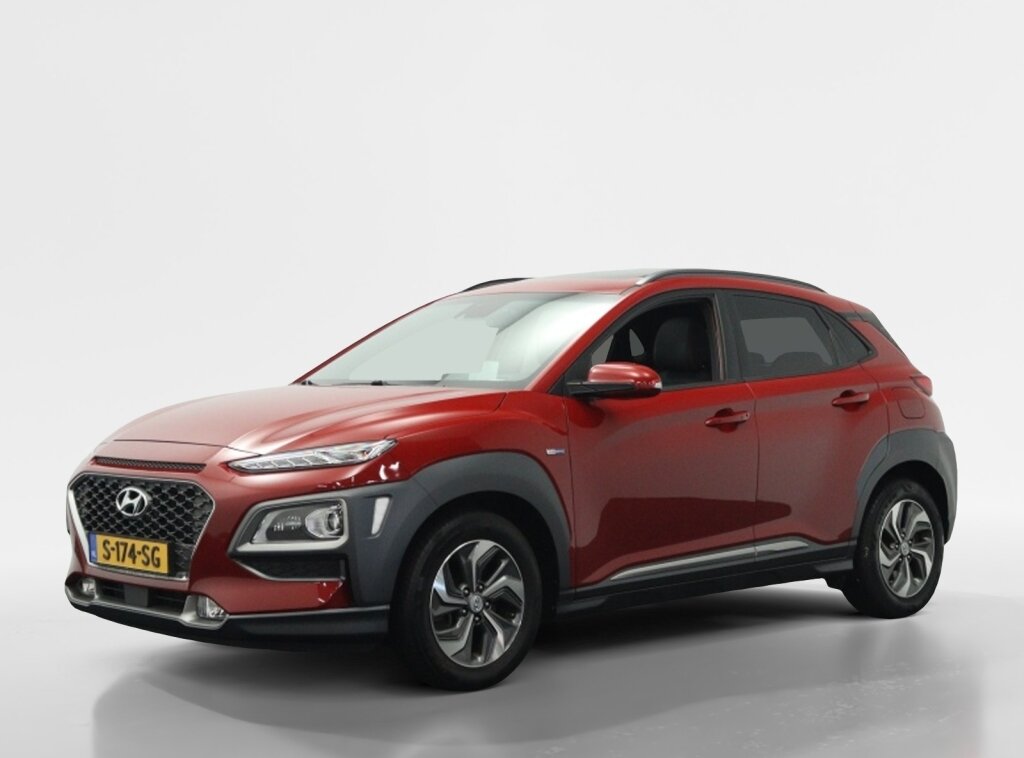 Hyundai Kona 1.6 GDI HEV Premium Sky | Schuifdak | Leder | Camera | Navigatie