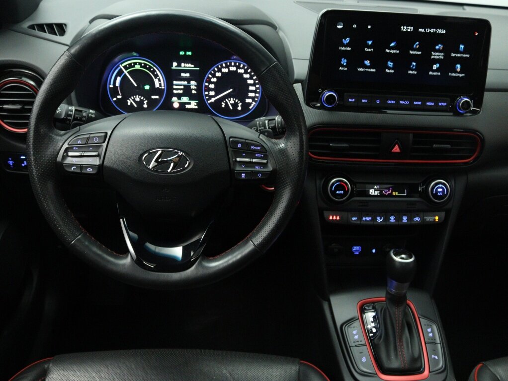 Hyundai Kona 1.6 GDI HEV Premium Sky | Schuifdak | Leder | Camera | Navigatie - Afbeelding 4