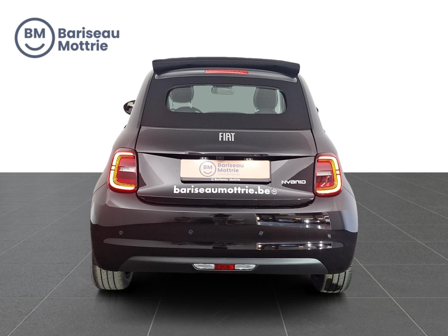 Fiat 500 Cabrio 500 Hybrid ICON *CAMERA EN SENSOREN ACHTER*CARPLAY*DAB*KLIMAATREGELING* - Afbeelding 5
