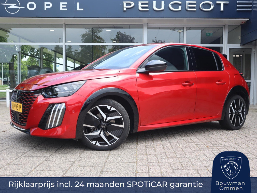 Peugeot 208 GT HYBRID 145pk e-DCS6 automaat, Rijklaarprijs, Camera voor en achter Adaptieve cruise control Keyless entry & start