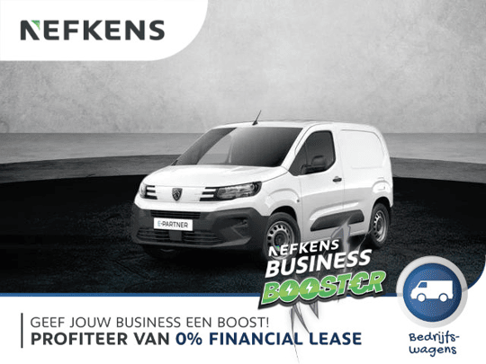 Peugeot e-Partner EV 136 pk L1 50 kWh