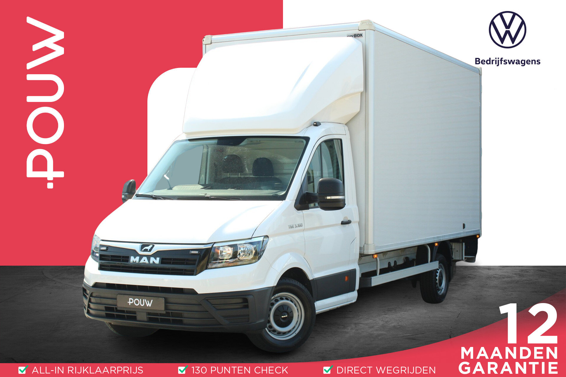 MAN TGE 35 2.0 163pk AUT L4 Bakwagen