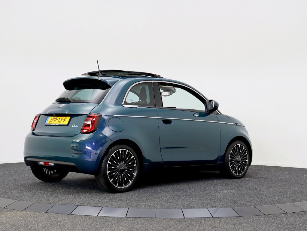 Fiat 500 La Prima 42 kWh | Elek. pano | Creme leder | Stoelverwarming - Afbeelding 2