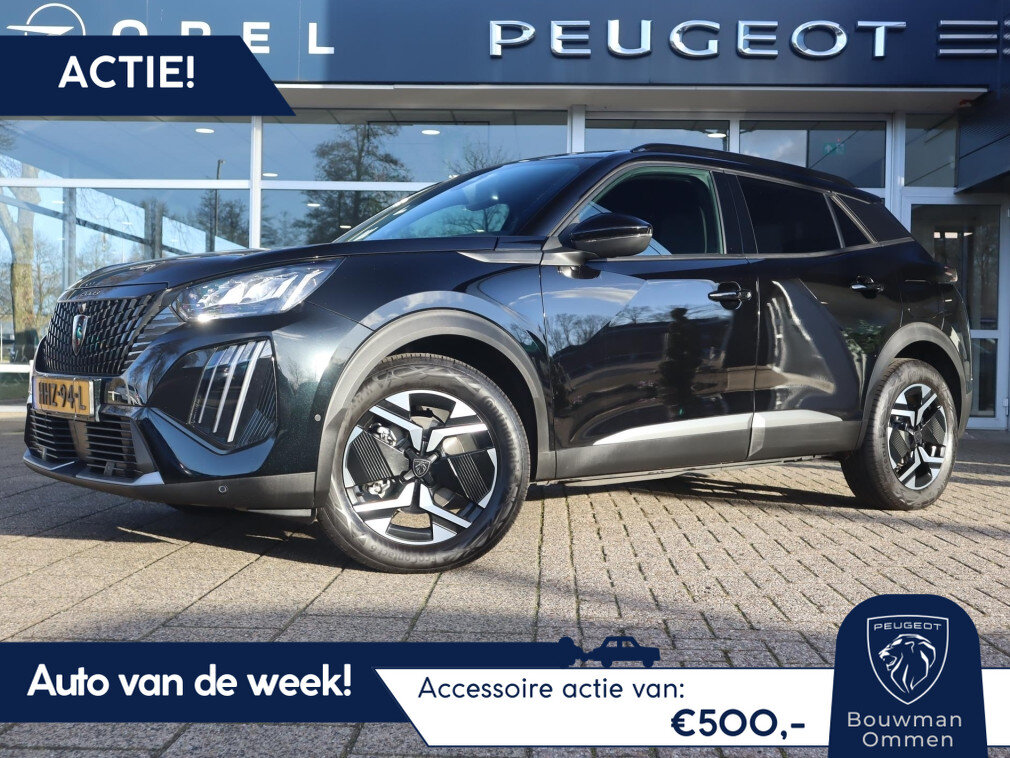 Peugeot 2008 SUV *Auto van de Week!* Allure Mild Hybride 145PK e-DCS6 Automaat, Rijklaarprijs, Navigatie 360° Camera Adaptieve Cruise Control DAB+ LED