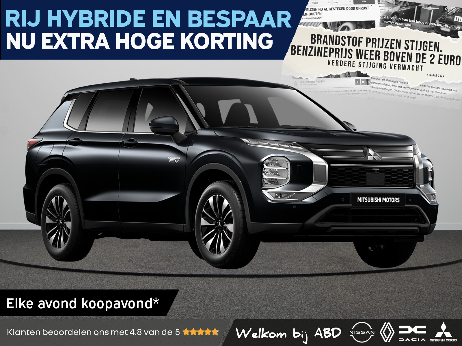 Mitsubishi Outlander Instyle 2.4 Plug-in Hybride