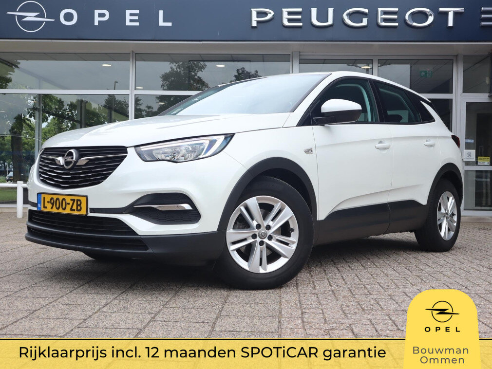 Opel Grandland X Edition 1.2 Turbo 130pk S&S H6, Rijklaarprijs, Navigatie Apple CarPlay/Android auto Sensoren voor en achter
