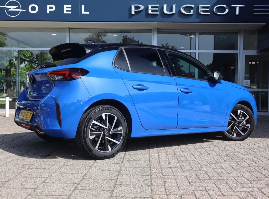 Opel Corsa GS Hybrid Turbo 110pk eDCT automaat, Rijklaarprijs, Navigatie Camera Climate control Keyless start - Afbeelding 4