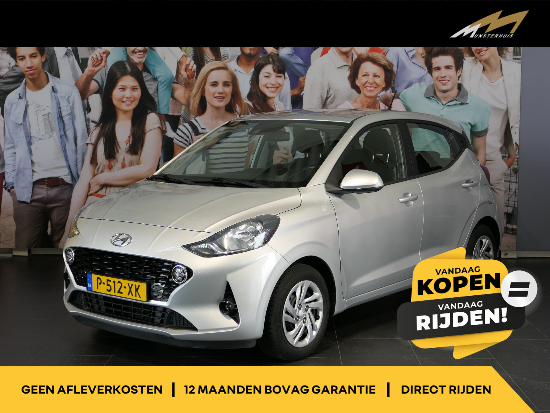 Hyundai i10 1.0 Comfort 5-zits - Occasion Lease vanaf €324 p/m -