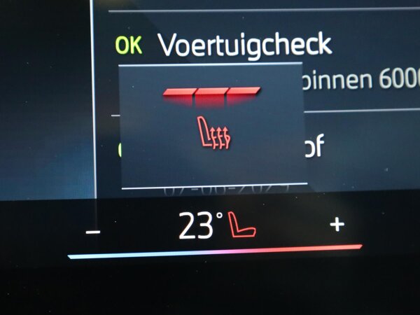 Elektrisch verwarmde voorstoelen