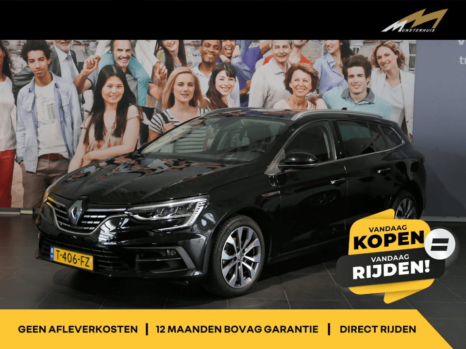 Renault Mégane Estate 1.3 TCe 140 Techno - Occasion Lease vanaf €479 p/m - - Afbeelding 1
