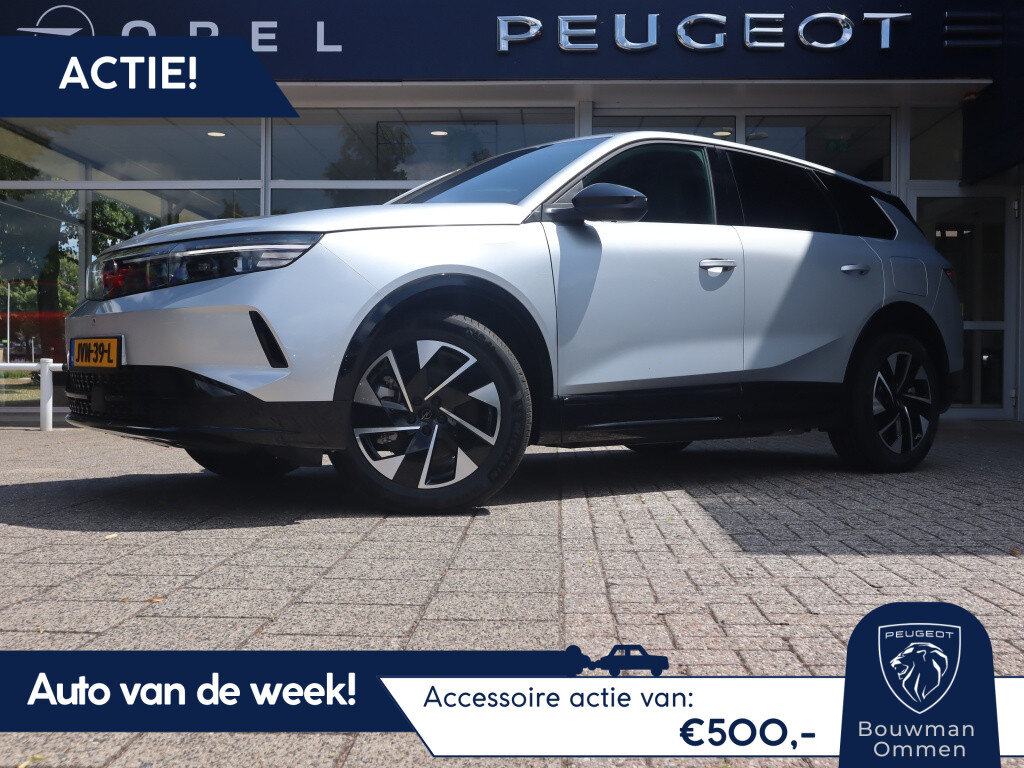 Opel Grandland *Auto van de Week!* EV 73kWh 213PK Automaat GS, Rijklaarprijs Navigatie Warmtepomp Head Up Display Adaptieve Cruise Control
