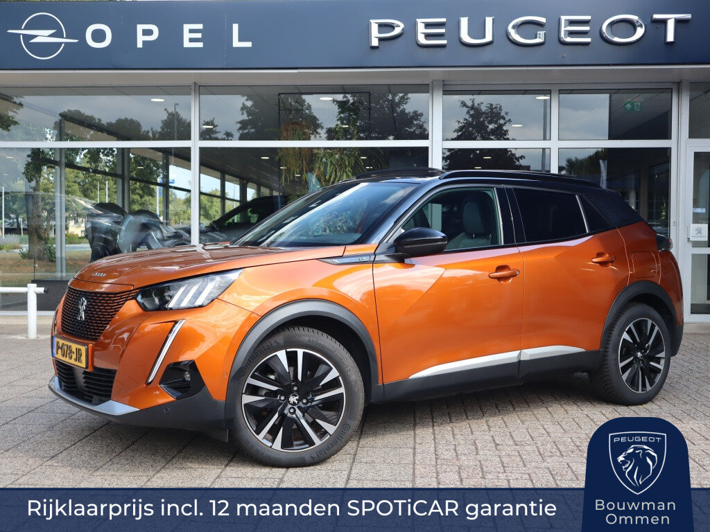 Peugeot e-2008 GT Première EV 50kWh 136PK Automaat, Rijklaarprijs | Panoramadak Navigatie Stoelverwarming Camera